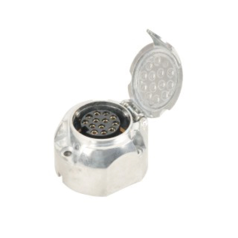 Grande prise carrée en aluminium à 13 broches JH007-F