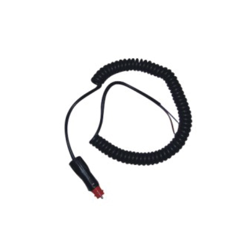 Câble spiralé en PU avec allume-cigare, longueur du câble 1 m, 2 m, 3 m..... JH017-A