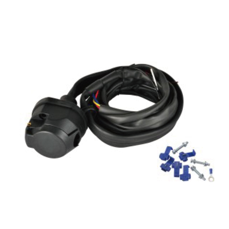 Kit de câbles de remorque avec prise en plastique 7 broches JH017-E