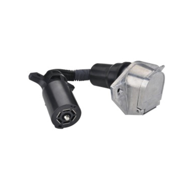 Fiche plastique 12 V avec fiche métallique 24 V JH084
