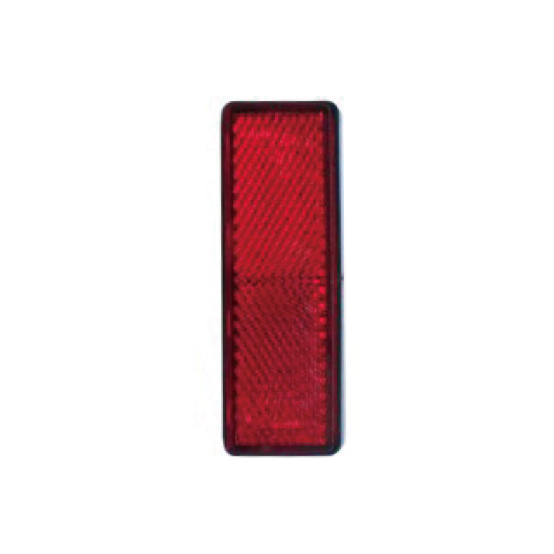 Réflecteur rectangulaire avec certificat ADR et E-Mark blanc/ambre/rouge JH109-A